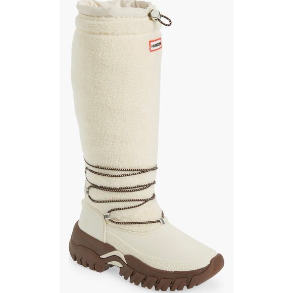 Hunter Wanderer Fleece Waterproof Tall Boot - size 6 - R1 - Picture 3 of 11